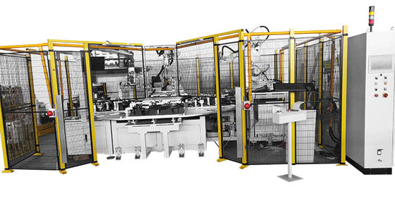 खरीदें ऑटोमोटिव प्लास्टिक ट्रिम के लिए स्वचालित रोबोट वेल्डिंग और असेंबली प्रोडक्शन लाइन online manufacture