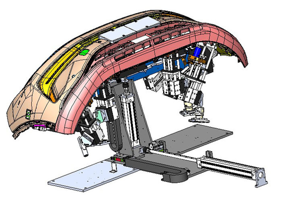 220V सर्वो अल्ट्रासोनिक पंचिंग मशीन 0.6MPA ऑटोमोबाइल बम्पर उपकरण