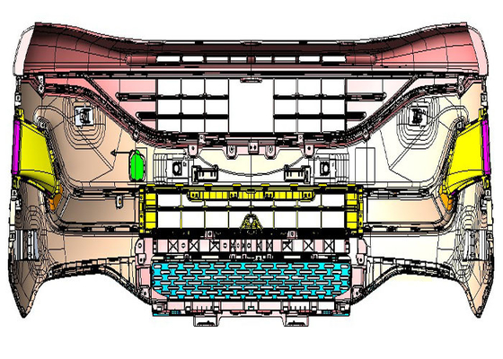 7500W अल्ट्रासोनिक पंचिंग मशीन 380V 1T बम्पर उपकरण थर्मोप्लास्टिक