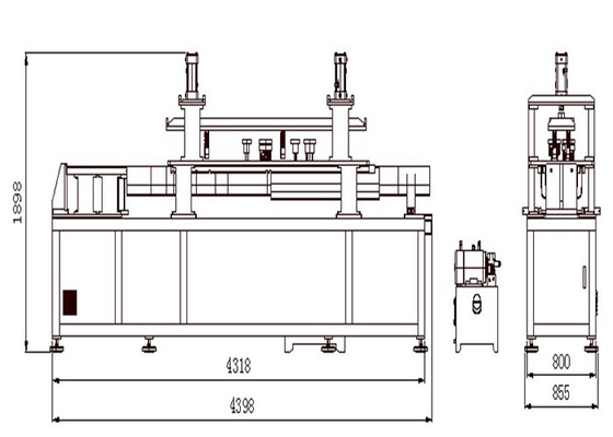 50HZ ऑटो बम्पर हाइड्रोलिक पंचिंग मशीन 380V पंचिंग उपकरण