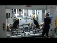 रियर बम्पर के लिए एकीकृत पंचिंग और वेल्डिंग मशीन