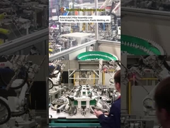 हुआज़ुओ ग्रुप ऑटो एबीसी पिलर पार्ट्स असेंबली लाइन जिसमें कवरिंग, अल्ट्रासोनिक वेल्डिंग, क्लिप्स इंसर्ट शामिल हैं