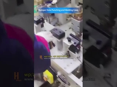 ऑटोमोटिव बम्पर के लिए स्वचालित पंचिंग और वेल्डिंग अनुप्रयोग