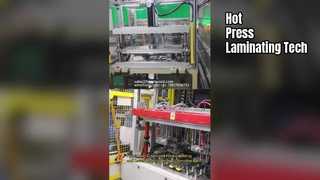 चार्जिंग पैनल पर झुर्रियाँ? हॉट-प्रेस लैमिनेटिंग समाधान